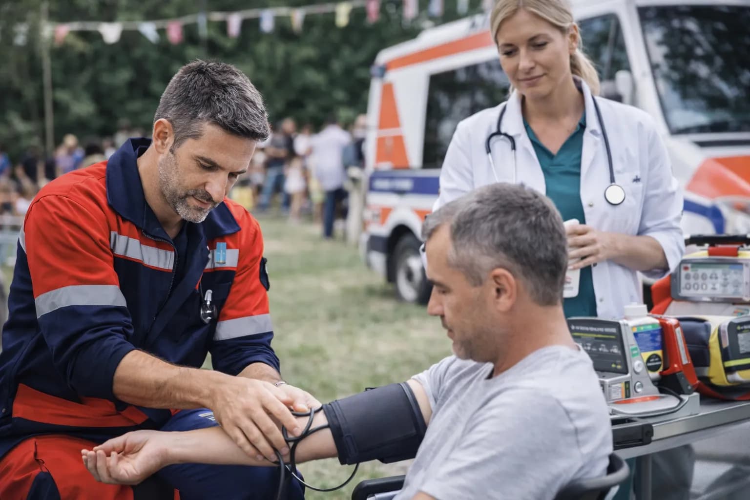 Équipe médicale On-Site Medic