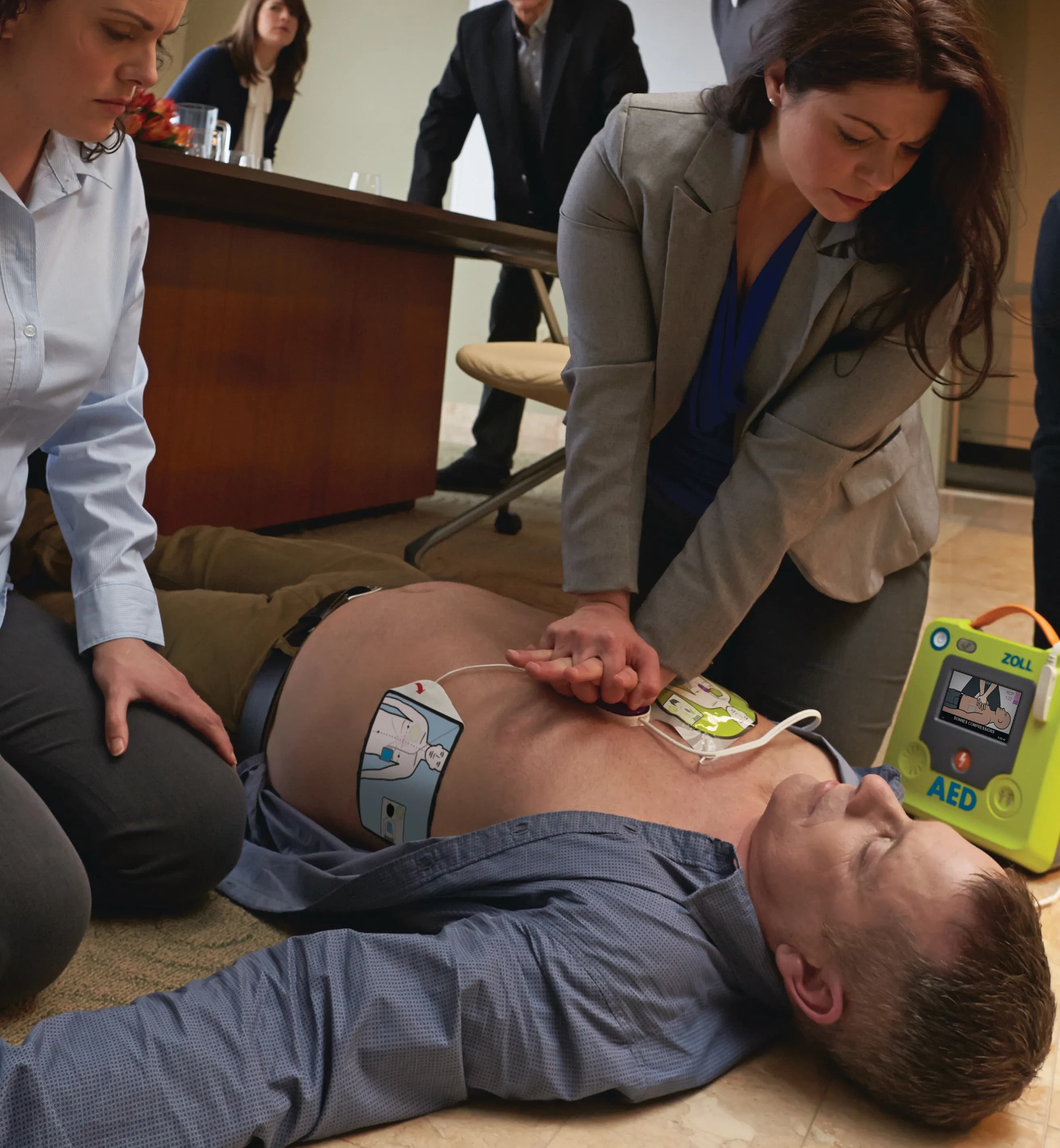 Intervention DAE au bureau