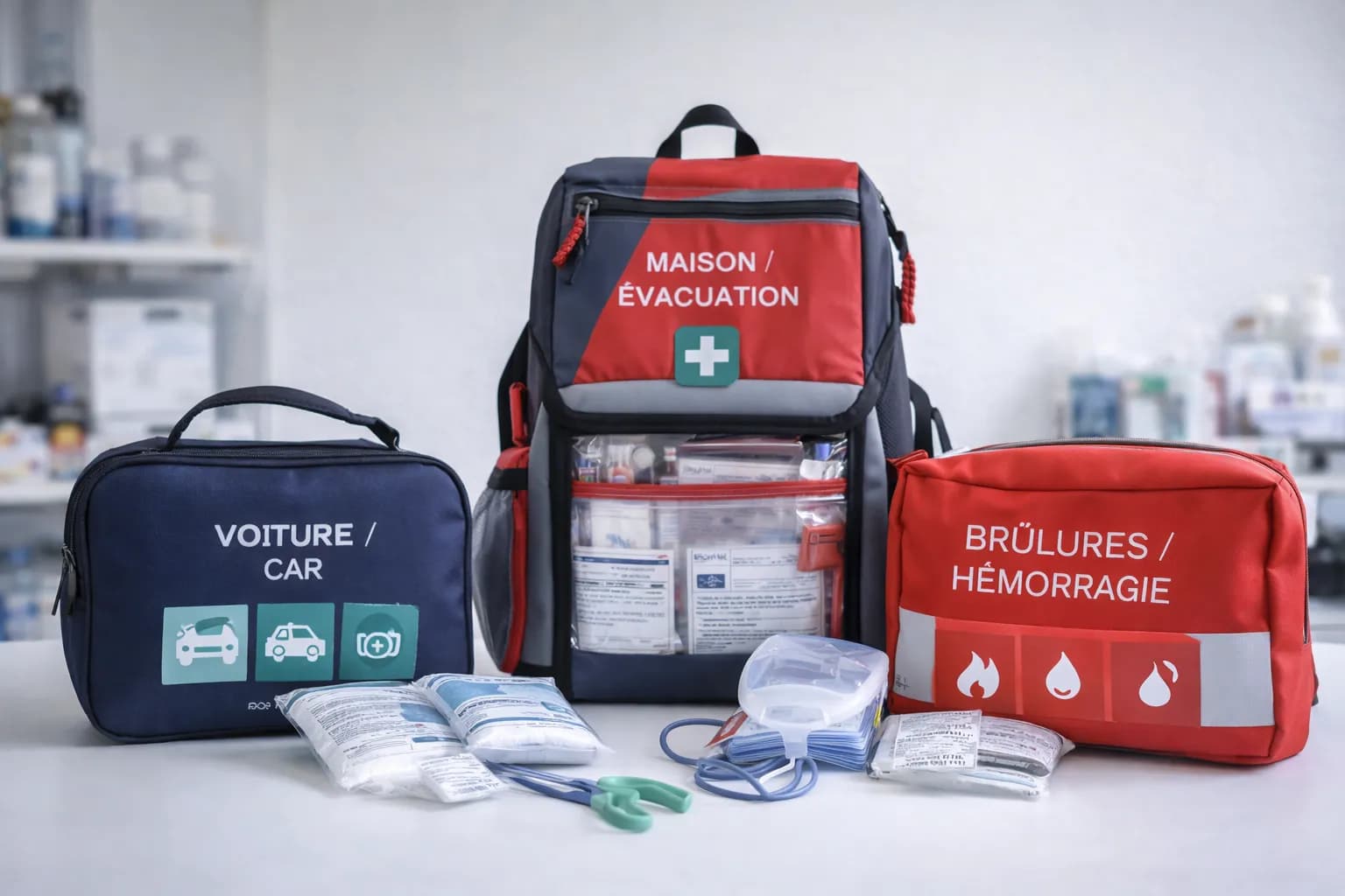 Kits d'urgence
